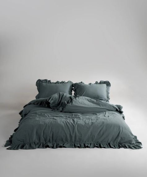 Постільна білизна Limasso Stonewashed Exclusive Ranforce 160 х 220 см Castle Rock