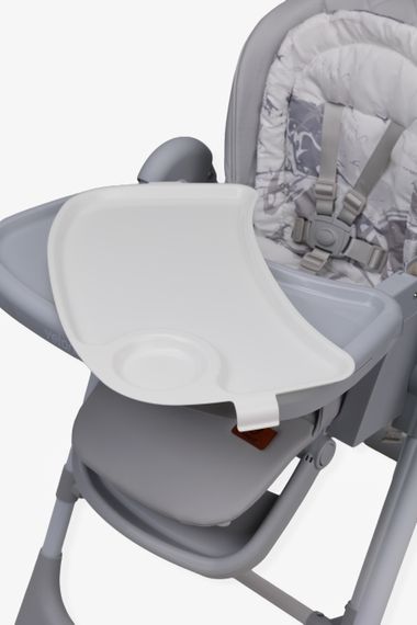 Стілець-гойдалка для годування дитини 2 в 1 VELANO Nomi, light grey (6 місяців-3 роки) | Зображення 1