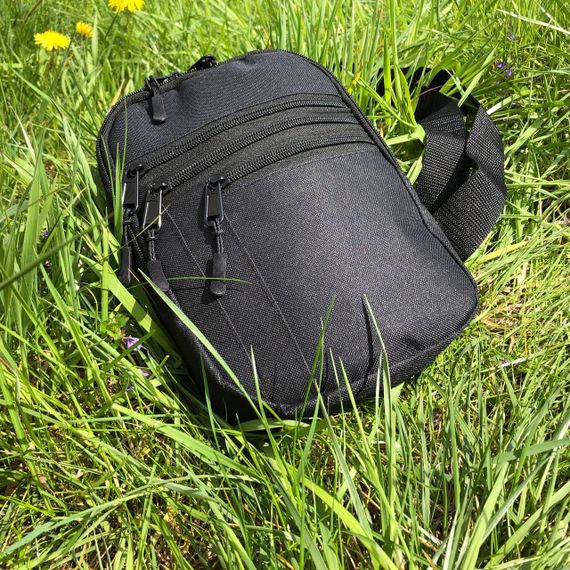 Сумка нагрудна водонепроникна, Маленька чоловіча брезентова сумка Якісна тактична з кобурою JY-86 | Зображення 7