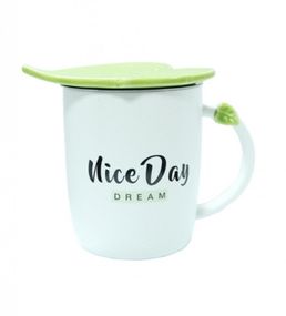Чашка керамическая Зеленый Листок Niсe Day Dream