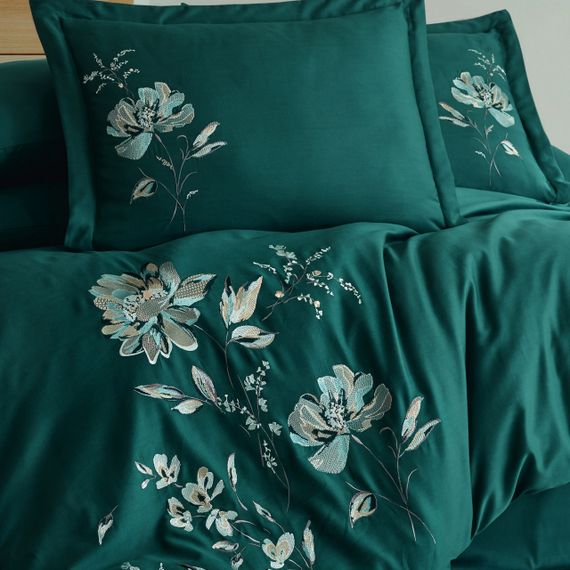 Комплект постільної білизни Maribor Exclusive Satin  200х220 см Impero Yesil | Зображення 1