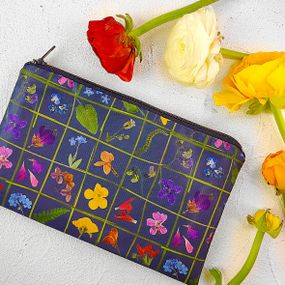 Косметичка жіноча Гербарий 20х12 см (K_21M022)