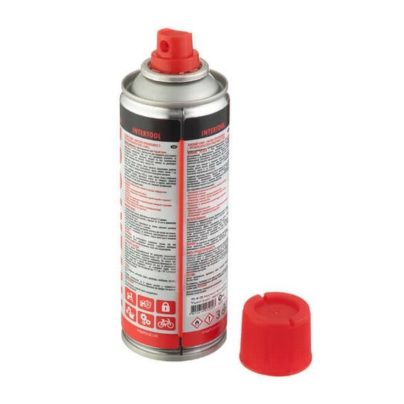 Мастило проникаюче "Рідкий Ключ", аерозоль 200 мл INTERTOOL FS-4120 | Зображення 2