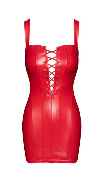 Сукня Noir Handmade F364 Bombshell Lace-Up Mini Dress Red XS Sex Aura | Зображення 5