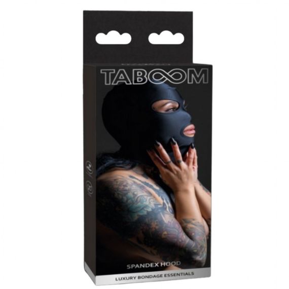 Маска з відкритими очима та ротом Taboom, чорна, One Size Sex Aura | Зображення 3