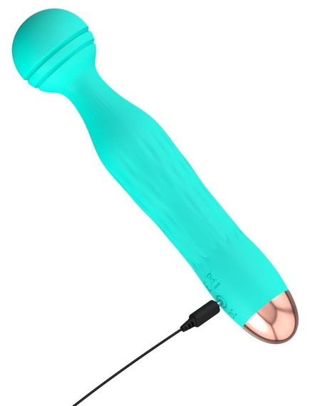 Універсальний вібромасажер Mini Vibrator Cuties Green, бірюзовий | Зображення 4