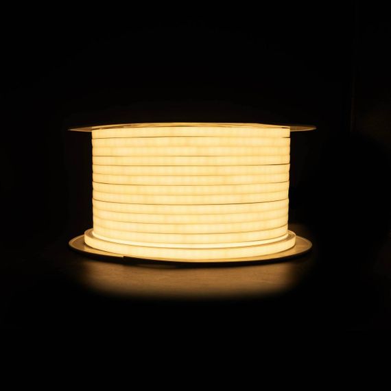 Світлодіодний неон PROLUM 10x10 IP68 220V Series "TL" PRO Теплий-Білий