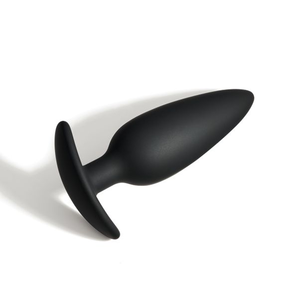 Анальна пробка силіконова Classic, чорна, So Divine (Велика Британія) sexstyle | Зображення 1