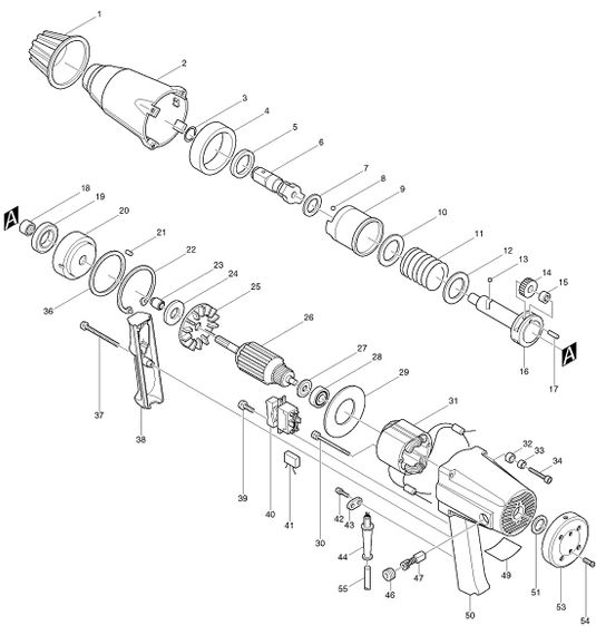 Гайкокрут мережевий Makita 6906 (600 Нм, 3/4", 620 Вт) | Зображення 7