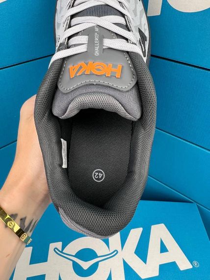 Чоловічі кросівки HOKA Challenger ART 7 Light Grey Black , В'єтнам 45 28.5 | Зображення 5