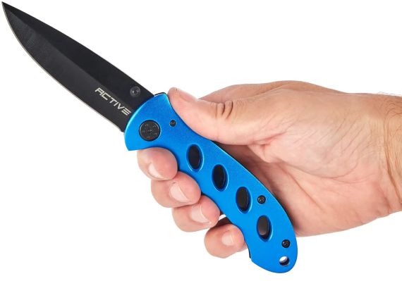 Ніж Active Citizen Blue Армійський ніж Ніж для військових Тактичний ніж Військовий ніж Складаний ніж | Зображення 4