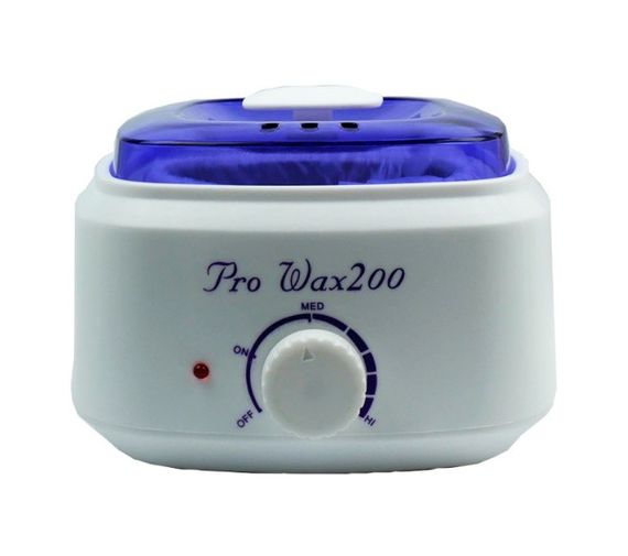 Воскоплав банковий Pro Wax 200 для депіляції нагрівач для воску з терморегулятором Біло Синій | Зображення 2