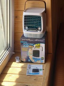 Портативный вентилятор USB с водяным охлаждением, распылитель, Arctic air cooler AND XL-1375, увлажнитель