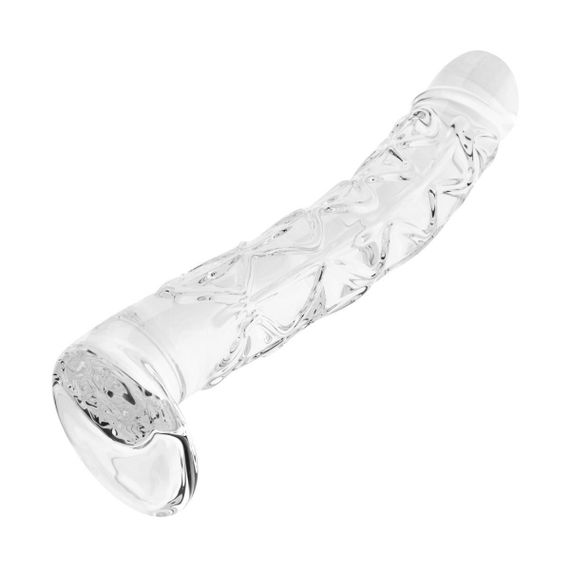 Стеклянный фаллоимитатор Gildo Textured Glass Dildo No. 36 Sex Aura | Зображення 5