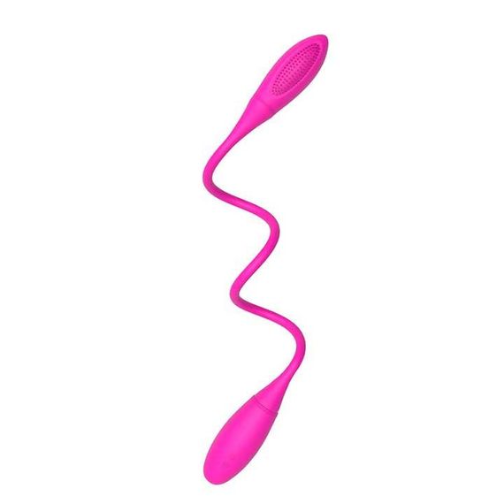 Гибкий двойной вибратор Baile Pretty Love Snaky Vibe USB – Вибраторы | Зображення 2
