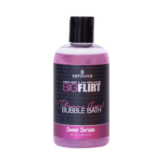 Піна для ванни Sensuva — Big Flirt Pheromone Bubble Bath — Sweet Secrets (237 мл) Sex Aura