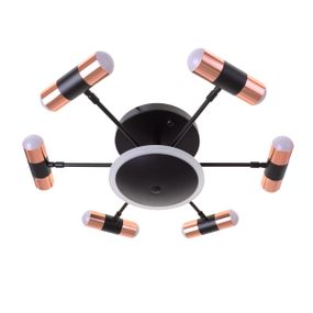 Люстра светодиодная потолочная 36W NW BK+G (BR-01 668C/12)