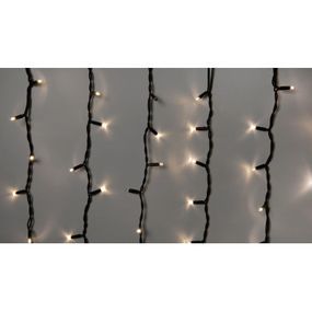 Гирлянда Delux ICICLE flash 108LED 2 х 1 м теплый белый/черный IP44 EN (90012947)