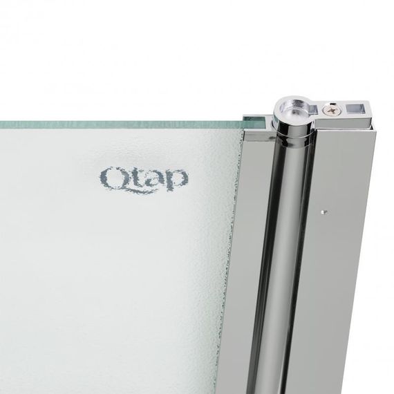 Штора на ванну Qtap Standard CRM407513APR скло Pear 6 мм, 75х140 см, права | Зображення 3