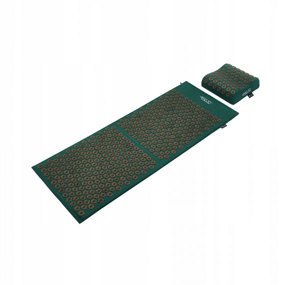 Килимок акупунктурний 4FIZJO Eco Mat XL Аплікатор Кузнєцова з подушкою 110 x 42 см 4FJ0385 Navi Green/Gold (P-5907739315083) | Зображення 6