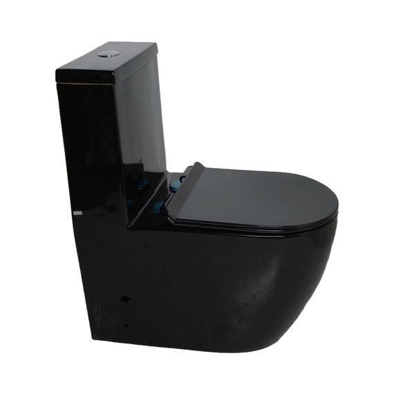 Унитаз-моноблок Ermin 67*37*84 black
