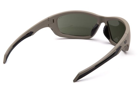 Окуляри захисні Venture Gear Tactical Howitzer Tan (forest gray) Anti-Fog, чорно-зелені в пісочній оправі | Зображення 3
