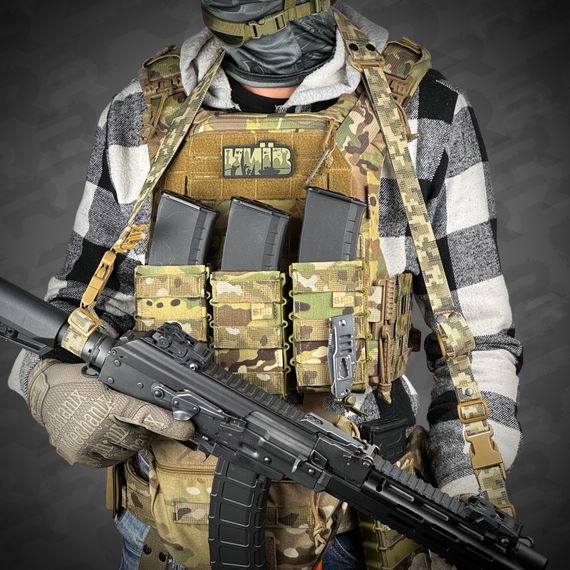 Ремінь збройовий одно/двоточковий RAGNAROK "ODIN" Gen.II sling Піксель | Зображення 3