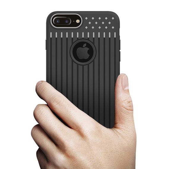 Чохол накладка Primo Shell TPU для Apple iPhone 7 Plus / iPhone 8 Plus - Black | Зображення 1