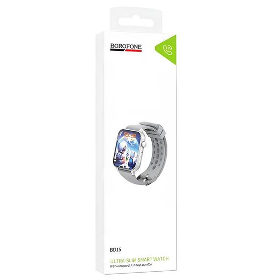 Смарт-годинник Borofone BD15 Smart sports watch (call version) Silver | Зображення 2