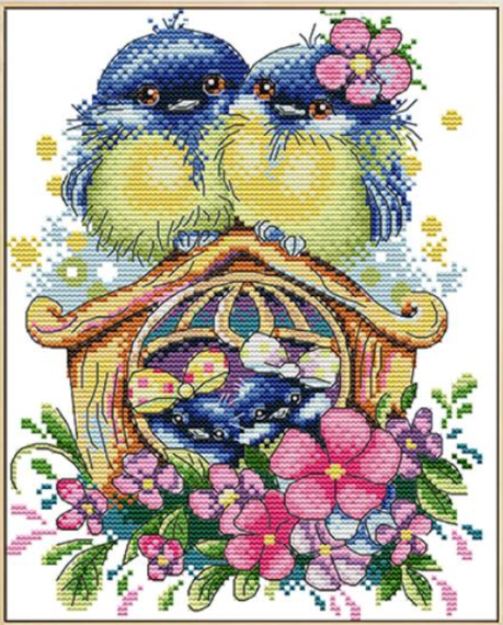 Набор для вышивания по нанесённой на канву схеме "Warm home". AIDA 14CT printed 22*29 см | Зображення 8