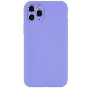 Чохол Silicone Case Full Camera Protective (AA) NO LOGO для Apple iPhone 12 Pro Max (6.7") Бузковий / Dasheen