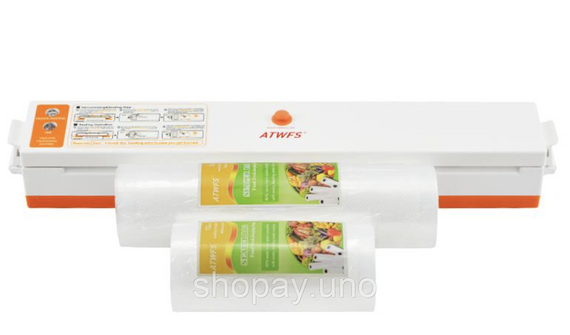 Кухонний вакуумний упаковщик Vacuum Sealer Freshpack PRO ∙ Збереження свіжості упаковщик Vacuum Sealer та економія місця | Зображення 4