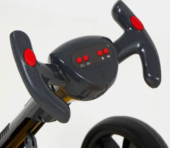 Дитячий електрокарт Spoko SP-V17 6V 4,5Ah з пультом жовтий для дітей 3-8 років (42412108) | Зображення 3