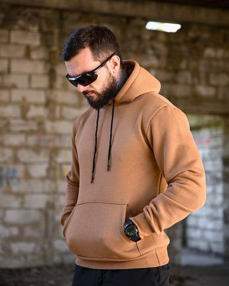 Милитари худи на флисе GENESIS  FPV койот ПП8082 | Зображення 3