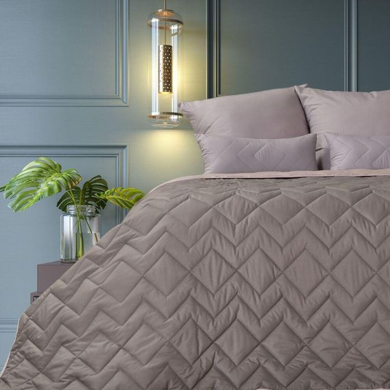 Покривало IDEIA 87222 Україна 240*260  Мікрофібра Сірий