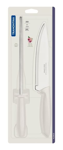 Набір ножів Tramontina Plenus light grey, 2 предмети