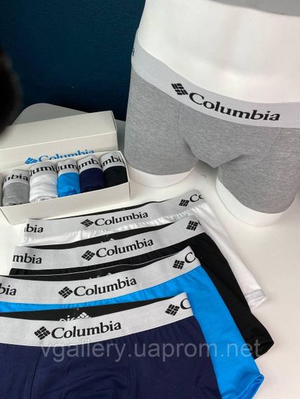 Подарунковий набір чоловічих трусів COLUMBIA в коробці - ціна поштучно | Зображення 8