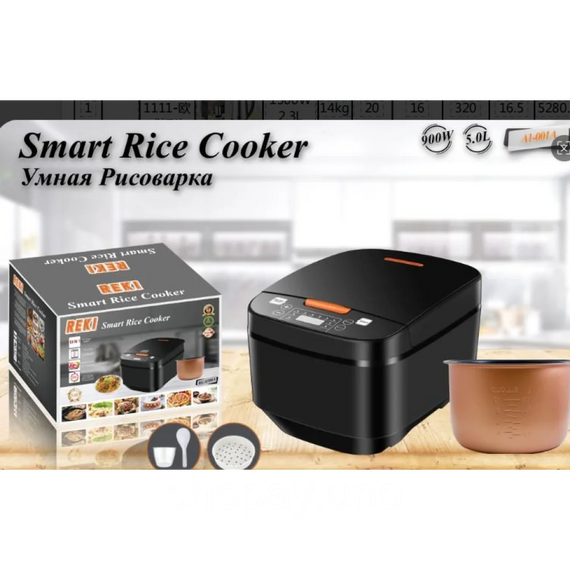 Умная рисоварка rice cooker A1-001А 5л 900 Вт | Зображення 4