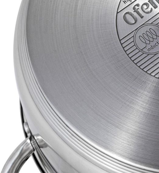 Каструля Ofenbach Casserole з нержавіючої сталі 6л зі скляною кришкою | Зображення 4