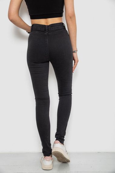 Джинсы женские Skinny  -уценка, цвет черный, 182R4296-U | Зображення 3