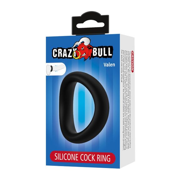Ерекційне кільце Crazy Bull - Valen Silicone Cock Ring, BI-210230 Sex Aura | Зображення 7