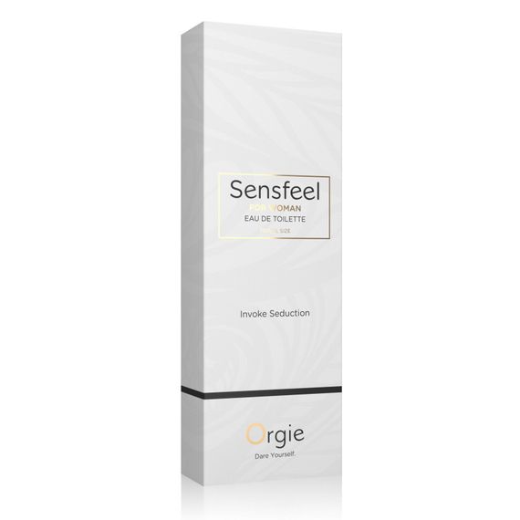 Туалетна вода жіноча SENSFEEL + афродизіак, 10 мл ефективна феромон-технологія Orgie