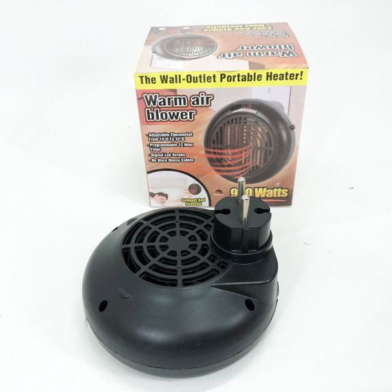Портативний електричний міні-обігрівач Wonder Heater 900 Вт, Тепловентилятор спіральний підлоговий KB-47 | Зображення 3