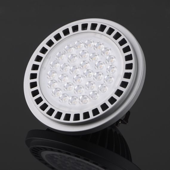 Лампа светодиодная LED G53 15W 32 pcs CW AR111-A DC12V SMD3020 | Зображення 2