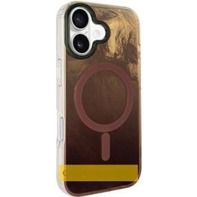 Чохол TPU Shiny Mountain (MagFit) для Apple iPhone 17 (6.3") Chocolate