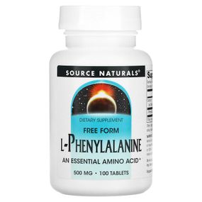 Фенілаланін Source Naturals L-Phenylalanine 500 mg 100 Tabs