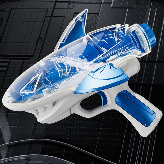 Водный аккумуляторный пистолет Shark Water Gun 185-68 (300ml) with lithium battery Blue | Зображення 2