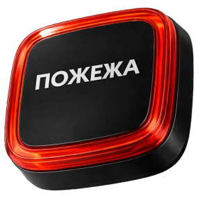 Ajax EN54 FireProtect (VAD) black пожежний світловий “ПОЖЕЖА“ Cповіщувач