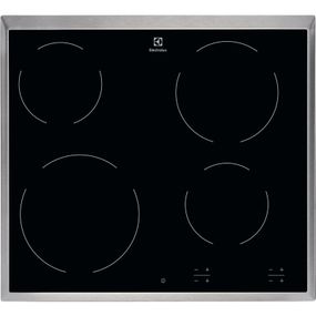 Варильна поверхня Electrolux електрична склокерамічна, 60см, чорний (EHF6240XXK)