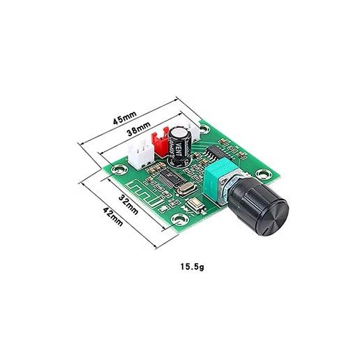 Аудио усилитель XH-A158 PAM8403 2х5Вт 5В Bluetooth 5.0 плата | Зображення 2